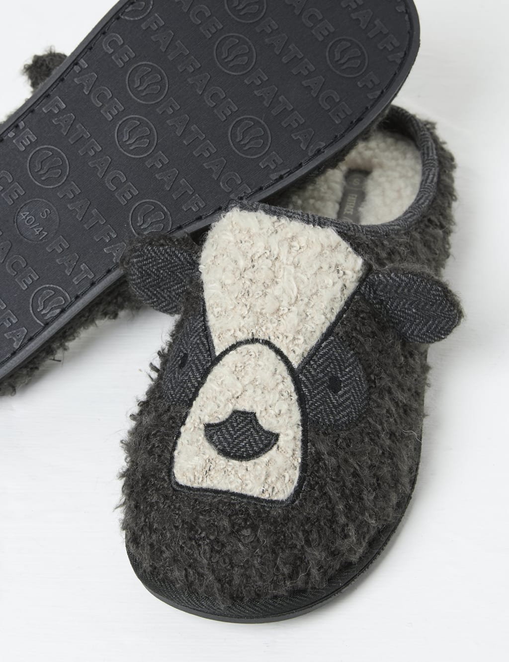 Bear Slippers FatFace M S