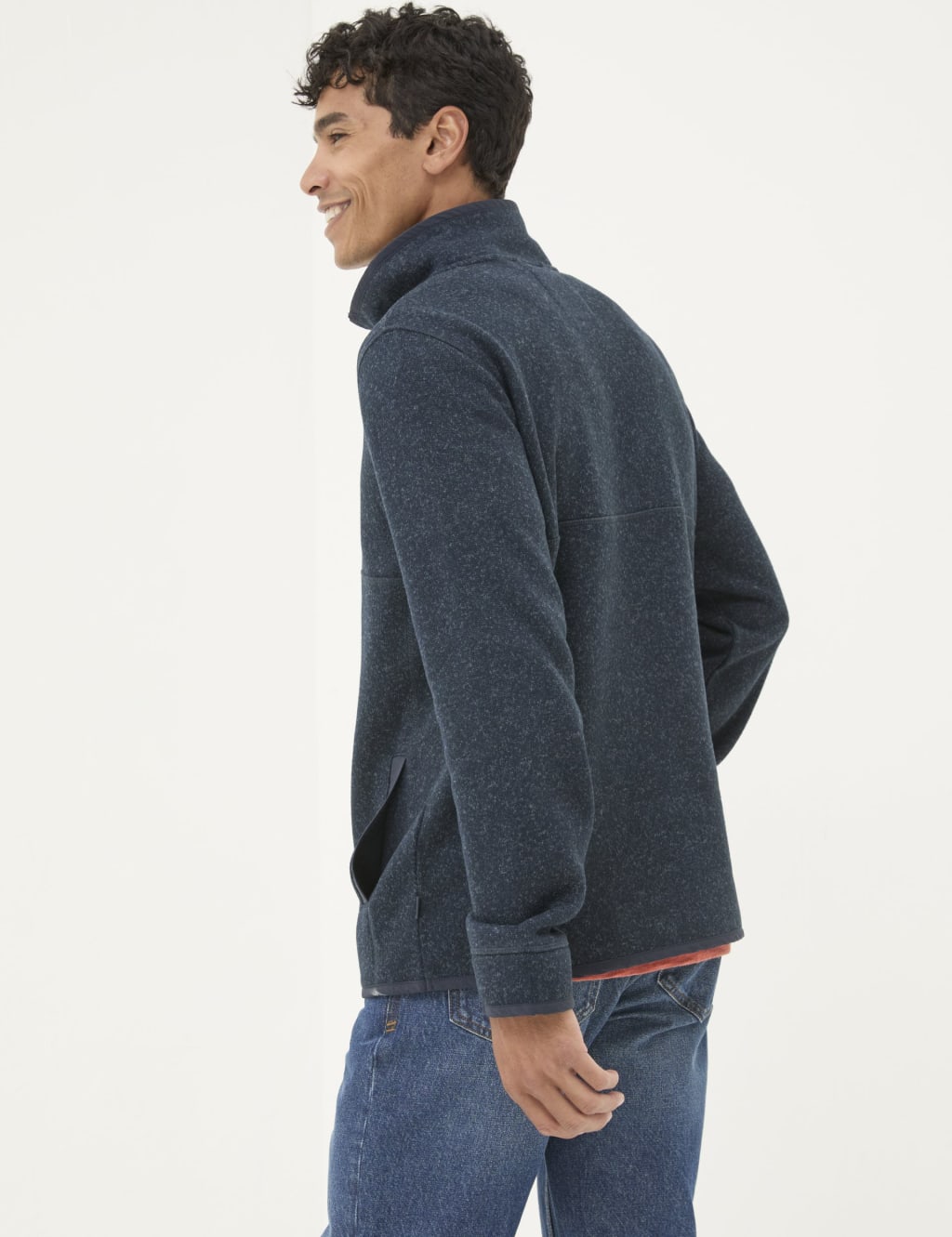 Funnel Neck Half Zip Sweatshirt 3 of 5