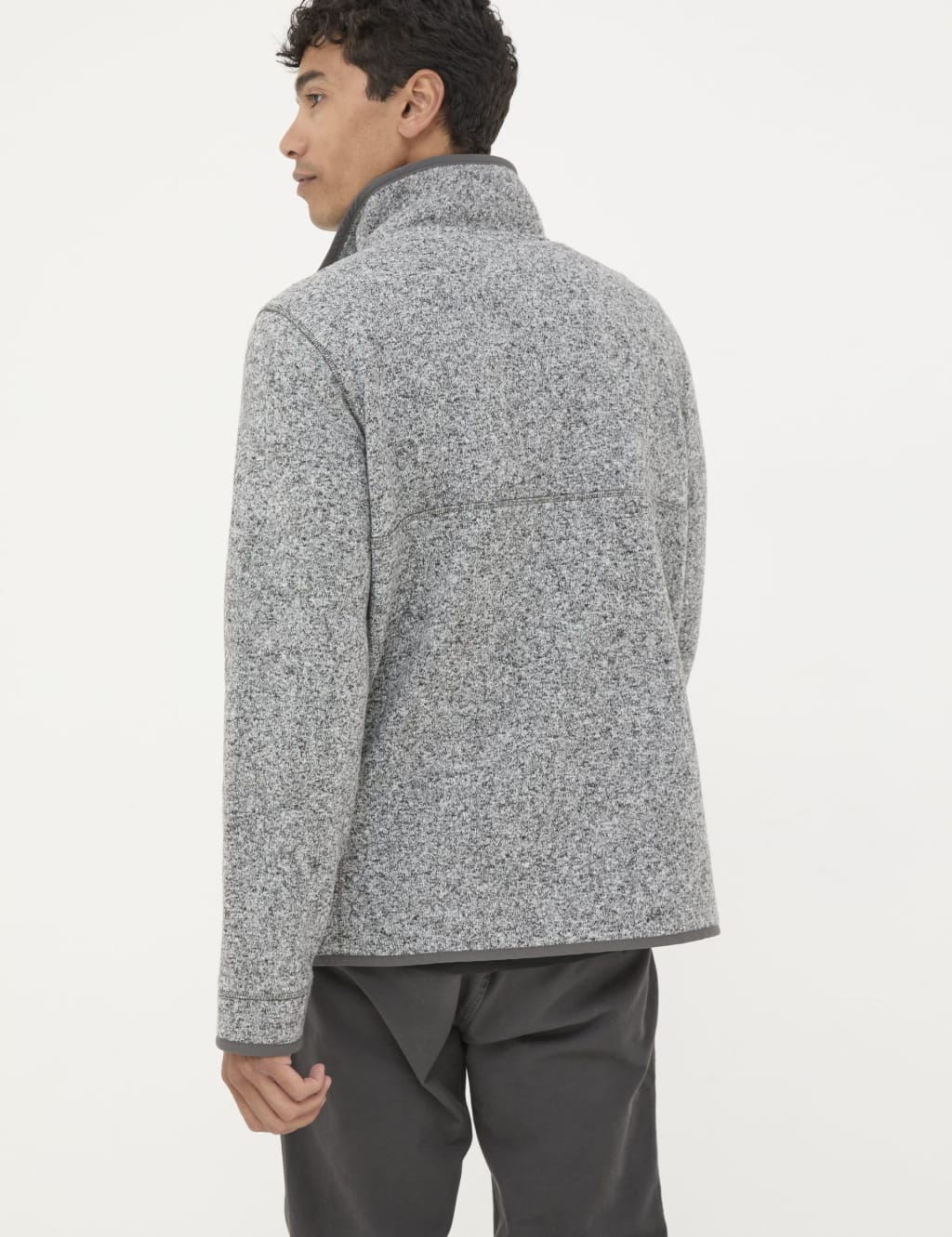 Funnel Neck Half Zip Sweatshirt 4 of 6