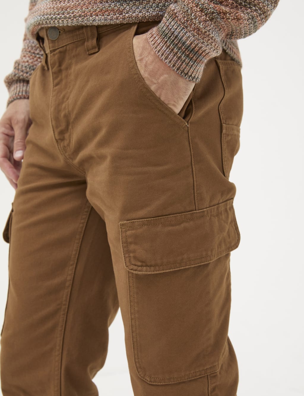 Pure Cotton Cargo Trousers 5 of 5