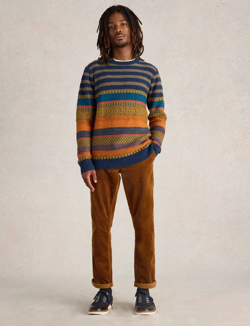 Lambswool fair isle sweater sales