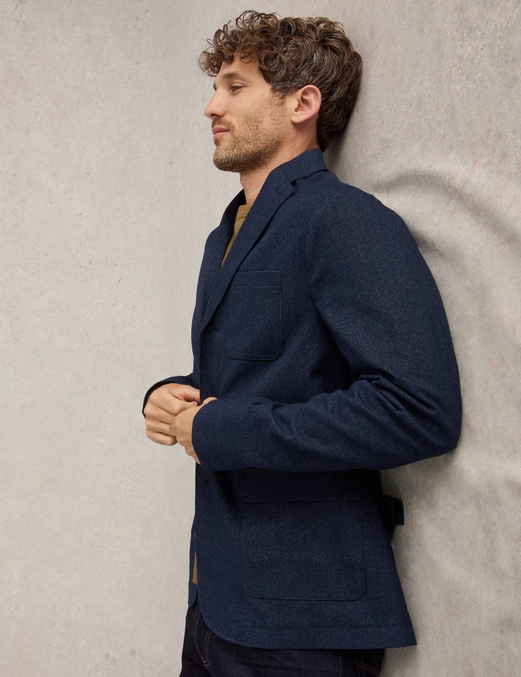 Cotton Blend Blazer