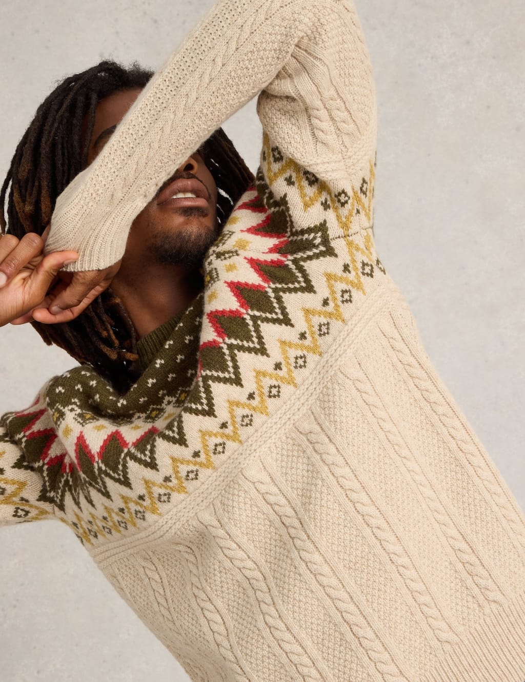 M&s fairisle jumper online