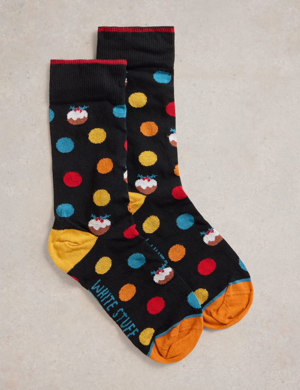Christmas Spot Cotton Rich Socks Gift Box 1 of 3