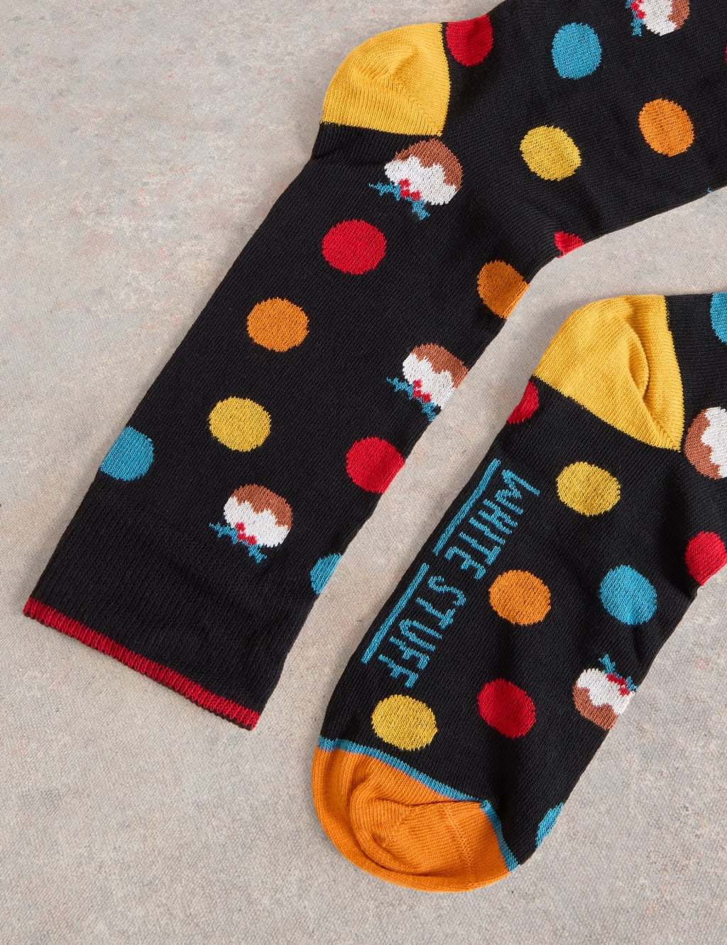 Christmas Spot Cotton Rich Socks Gift Box 2 of 3