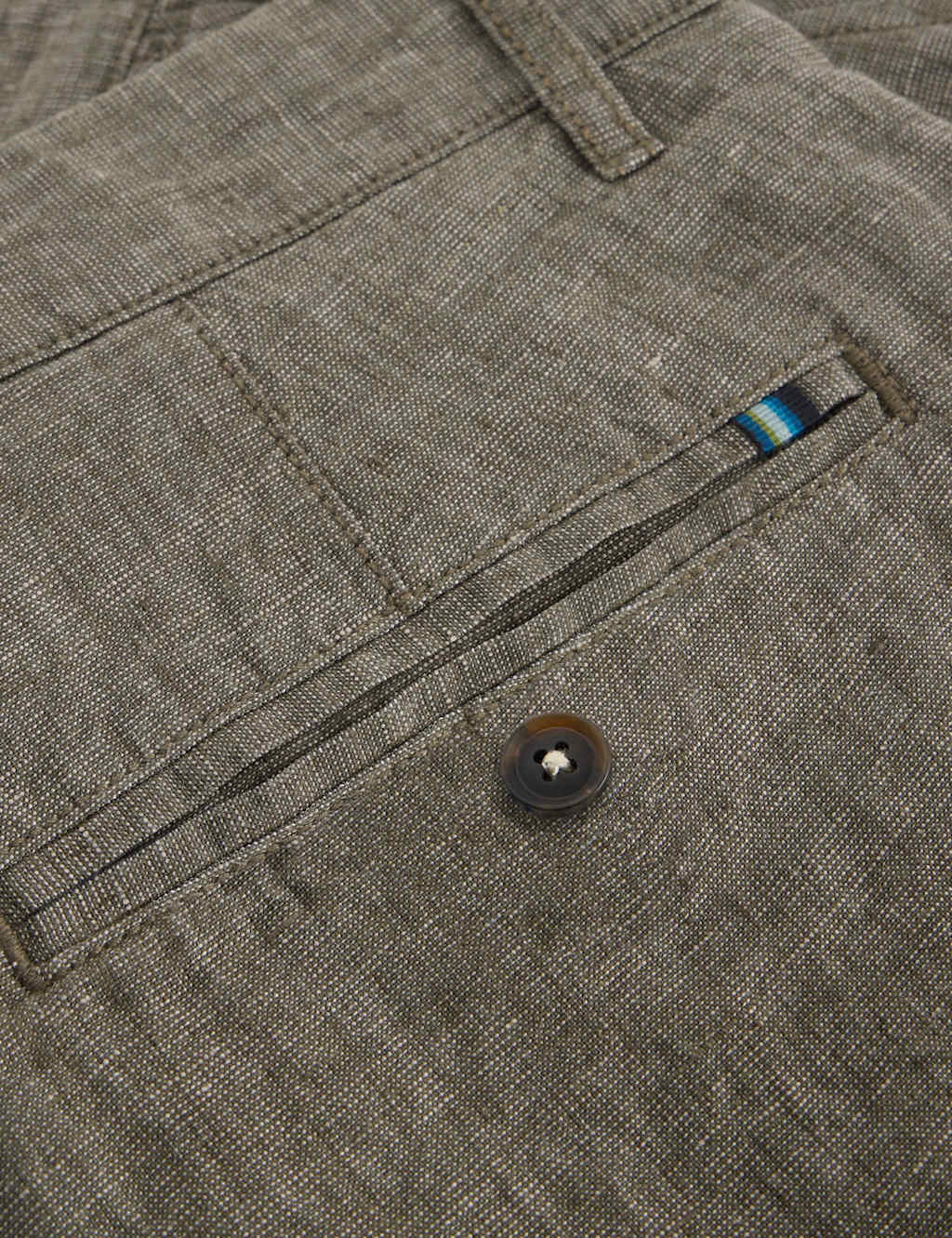 Regular Fit Pure Linen Chino Shorts 6 of 6