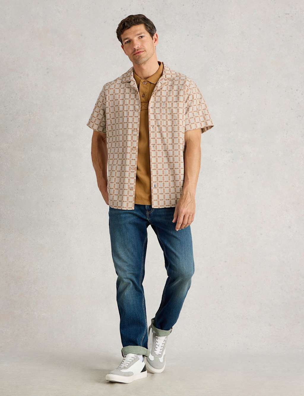 Regular Fit Pure Cotton Check Short Sleeve Shirt 3 of 6
