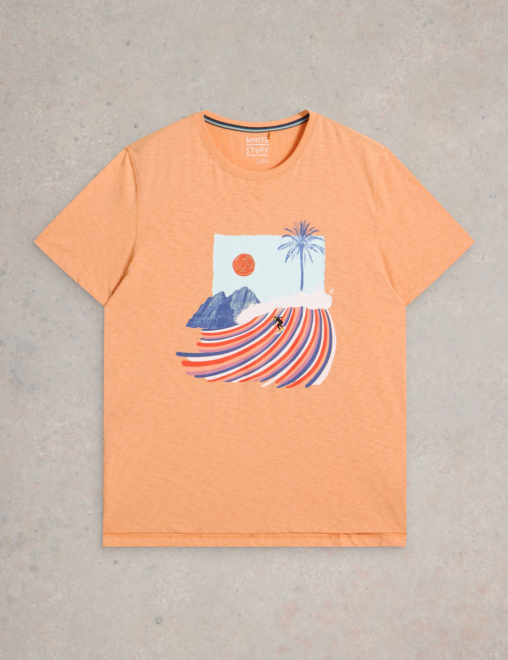 Pure Cotton Rainbow Surf Graphic T-Shirt 2 of 6