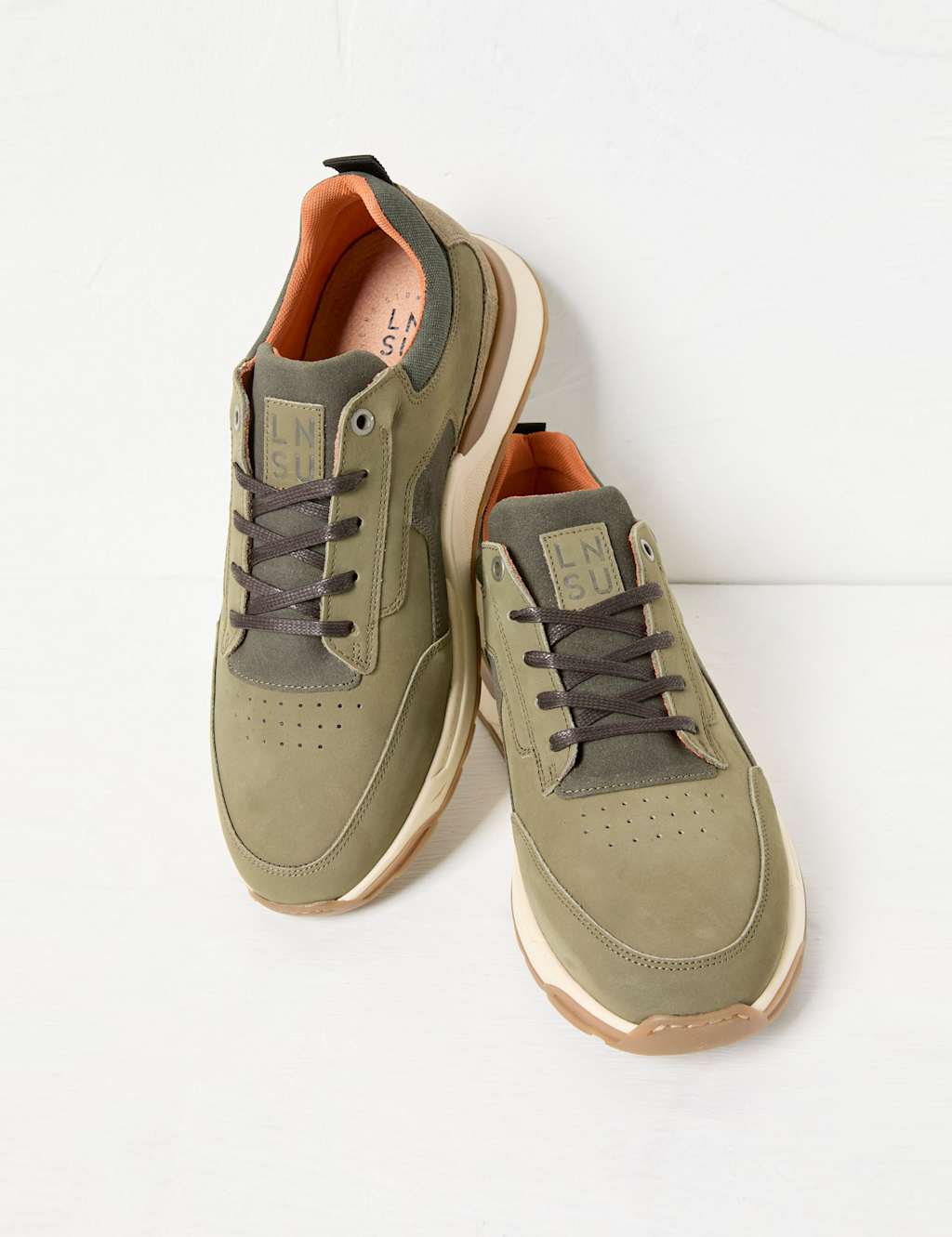 Suede Lace Up Trainers 2 of 3