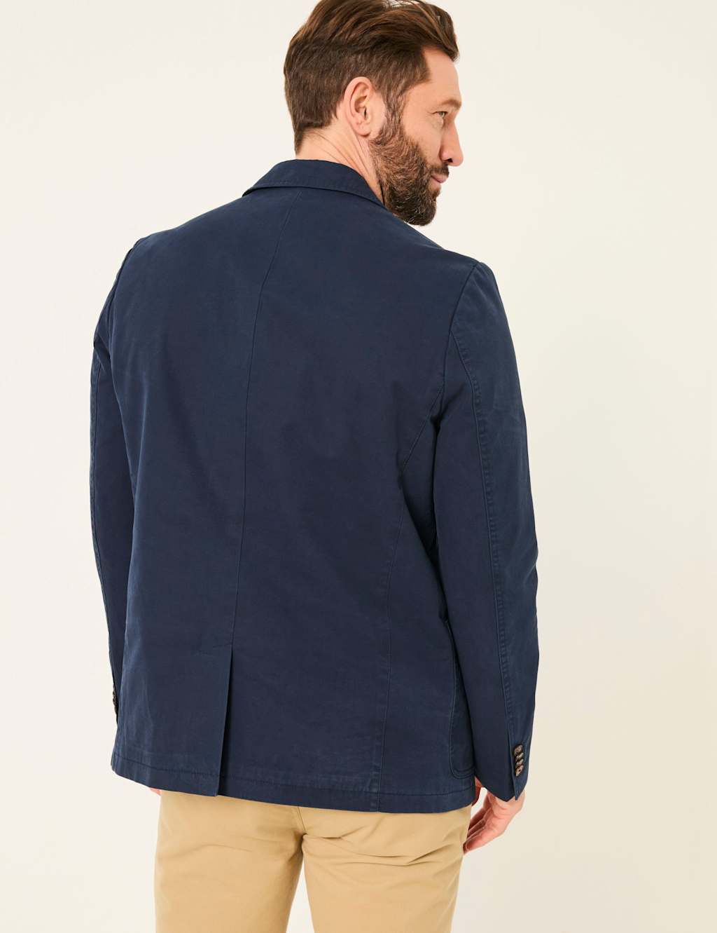 Regular Fit Pure Cotton Blazer 3 of 5
