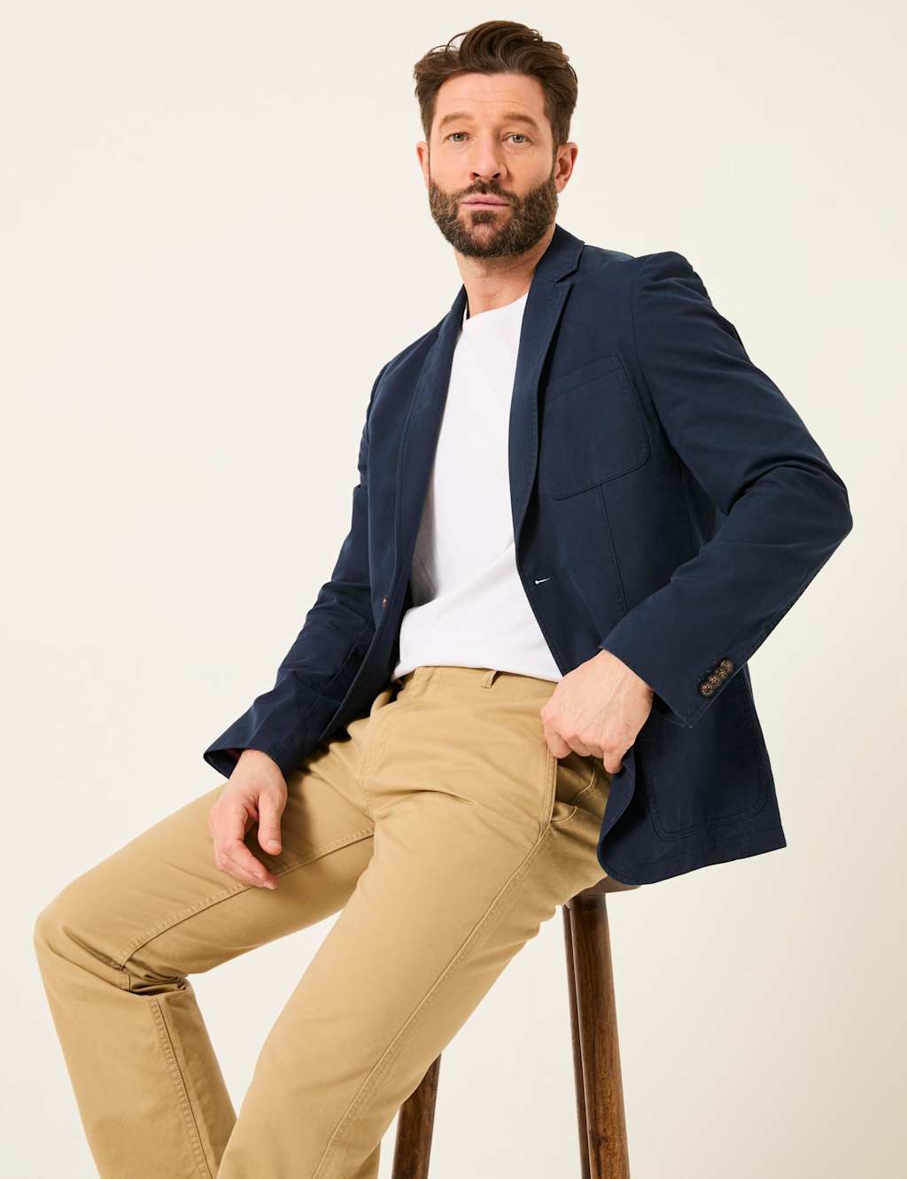 Regular Fit Pure Cotton Blazer 5 of 5
