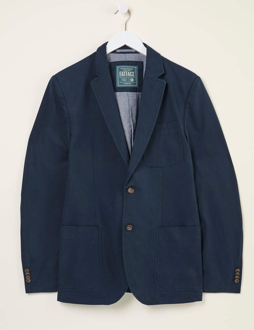 Regular Fit Pure Cotton Blazer 2 of 5
