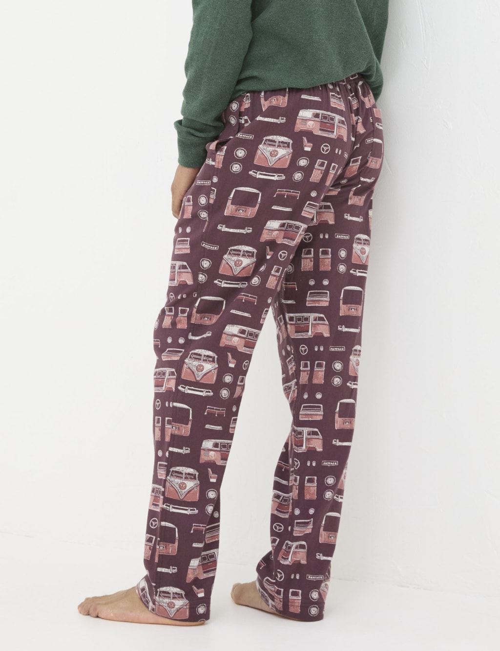 Pure Cotton VW Camper Print Pyjama Bottoms FatFace M S
