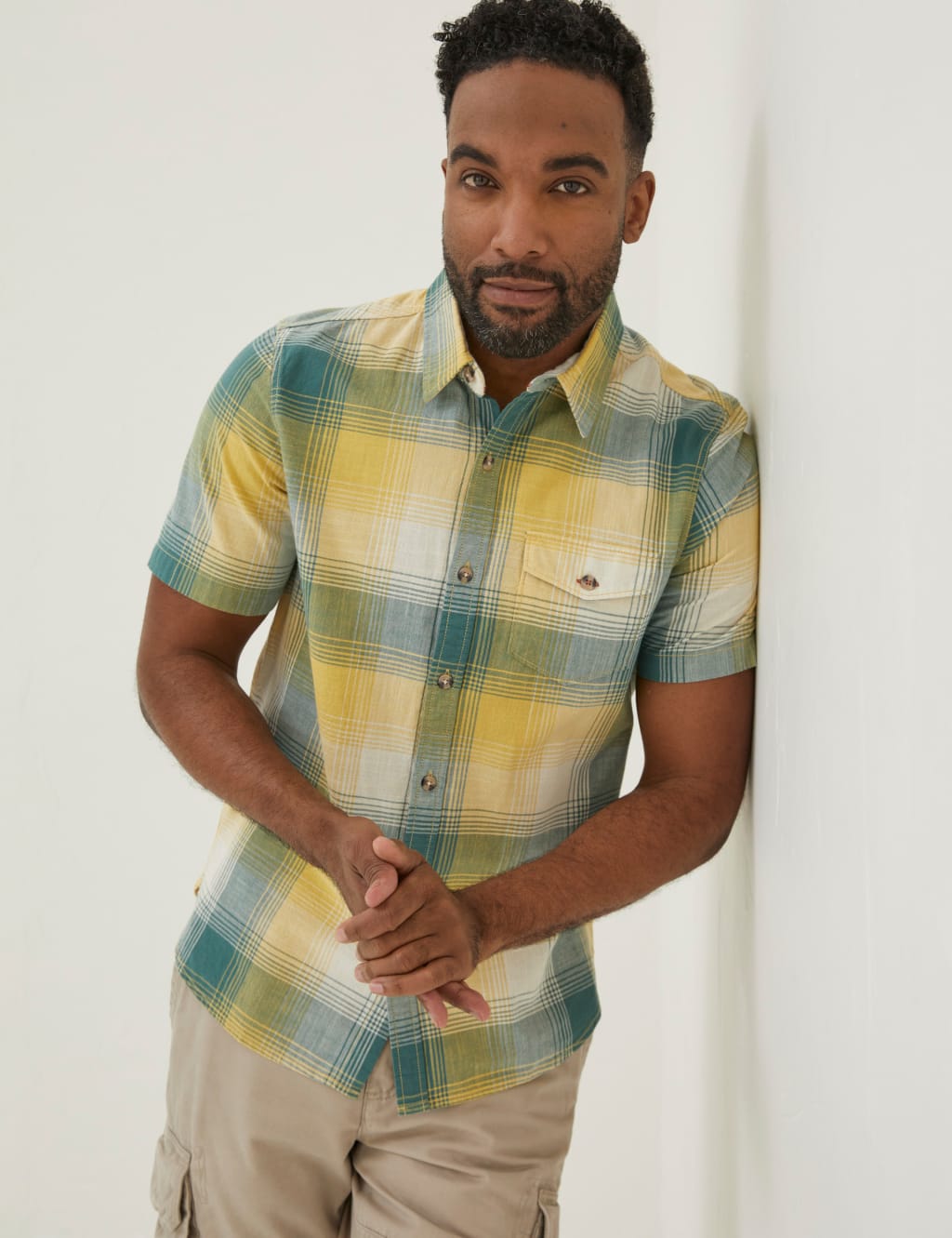 Pure Cotton Check Shirt 1 of 4