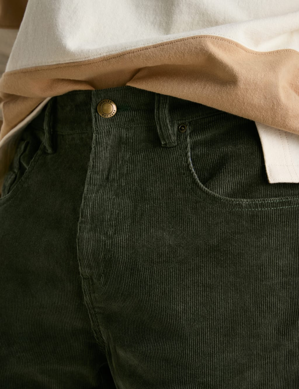 Straight Fit Corduroy Trousers 3 of 5