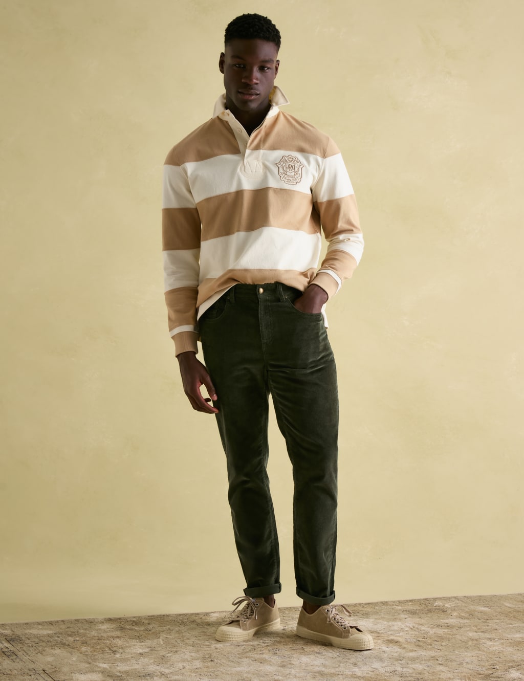 Straight Fit Corduroy Trousers 4 of 5