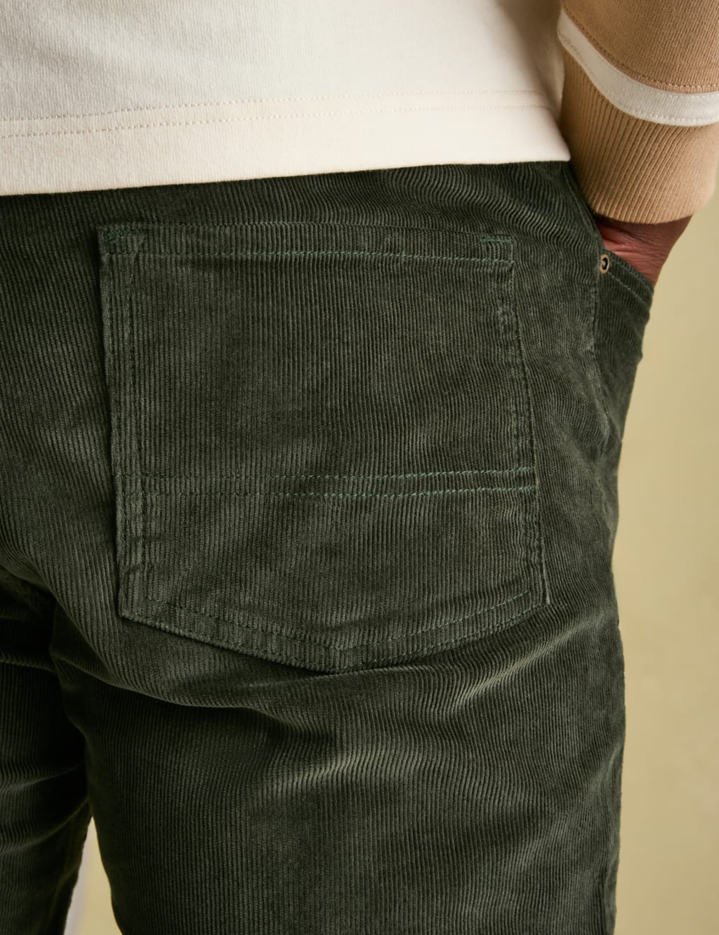 Straight Fit Corduroy Trousers 5 of 5