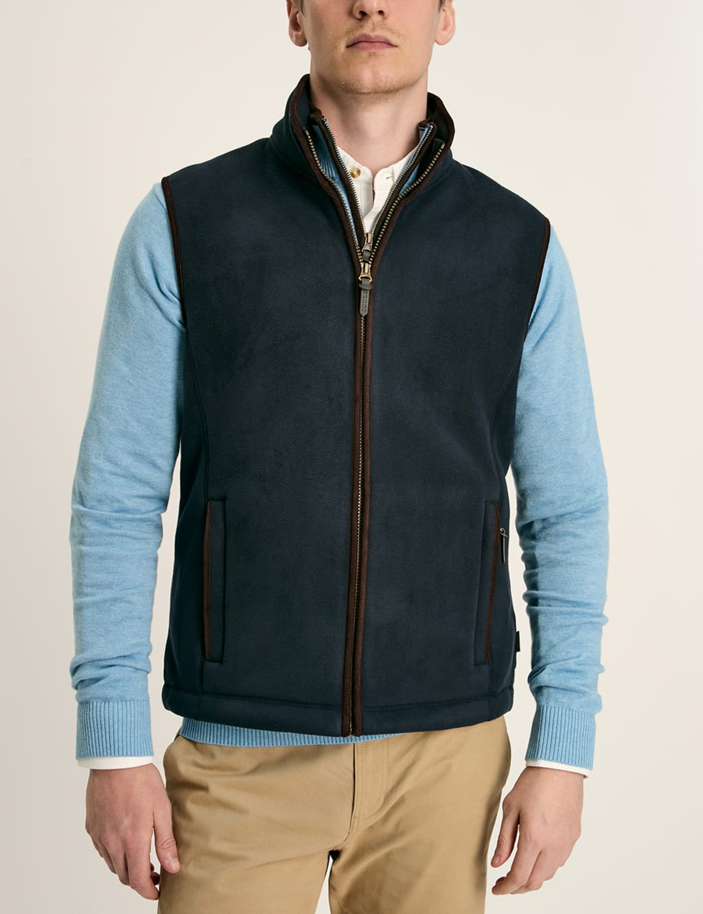M&s mens fleece gilet online