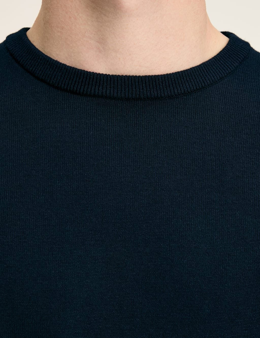 Pure Cotton Crew Neck Jumper 3 of 5
