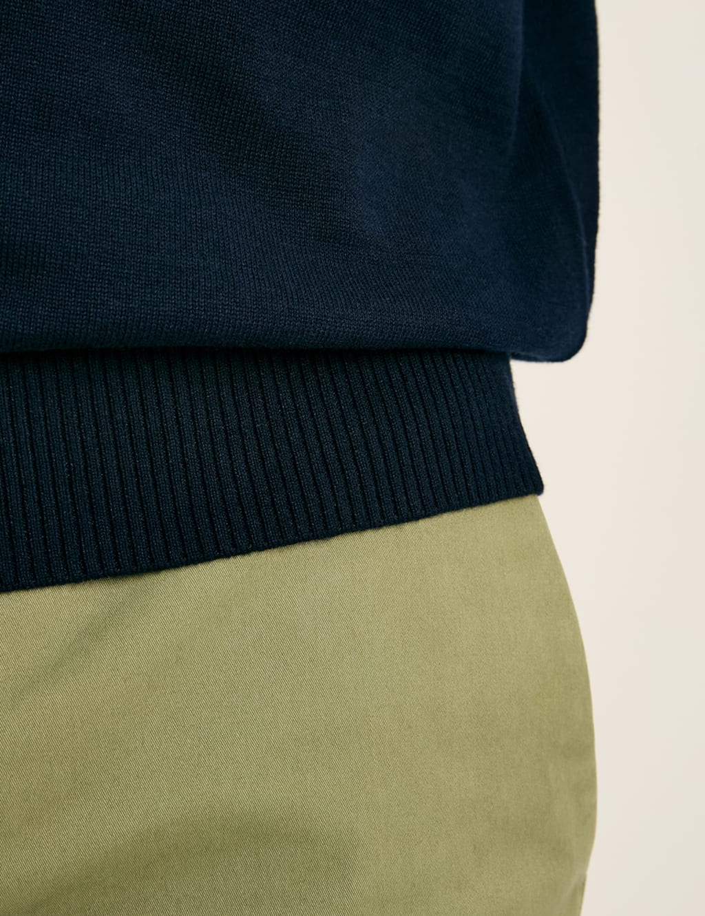 Pure Cotton Crew Neck Jumper 4 of 5