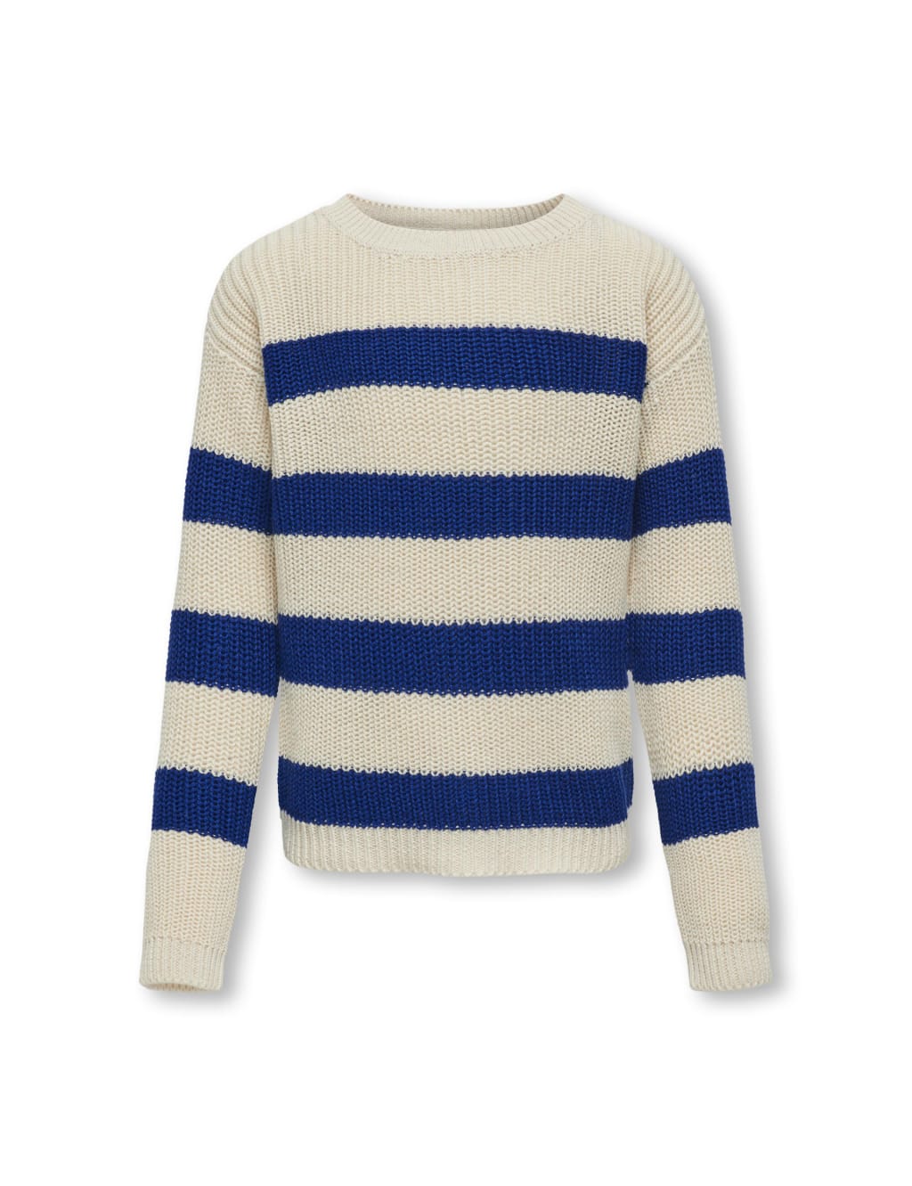 Cotton Blend Striped Knitted Jumper (7-14 Yrs) 2 of 2