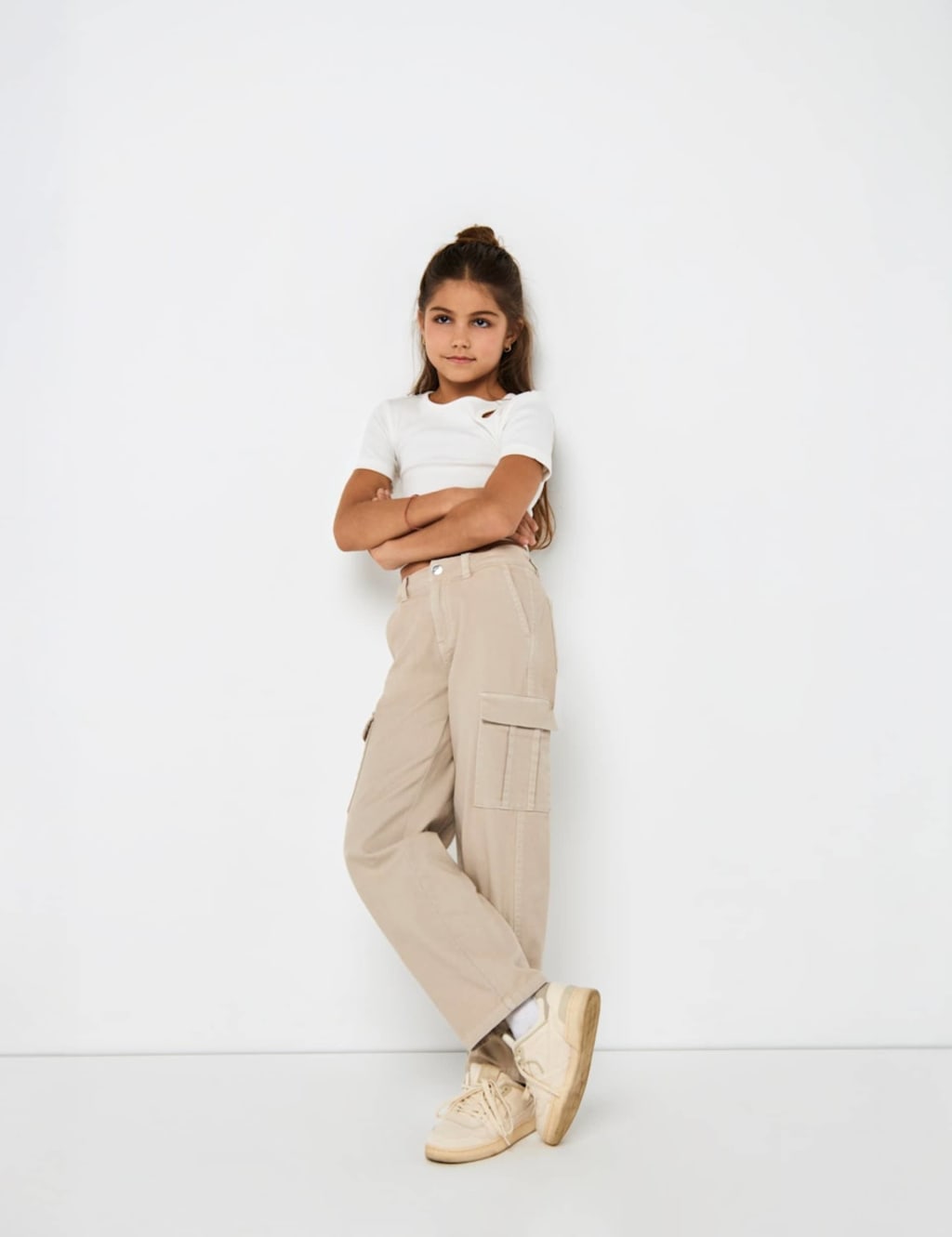 Cotton Rich Cargo Trousers 8 14 Yrs