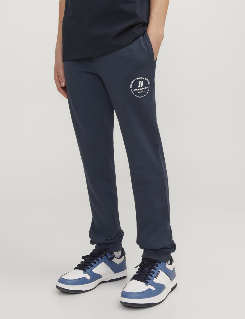 Pure Cotton Slim Fit Joggers 8 16 Yrs JACK JONES JUNIOR M S