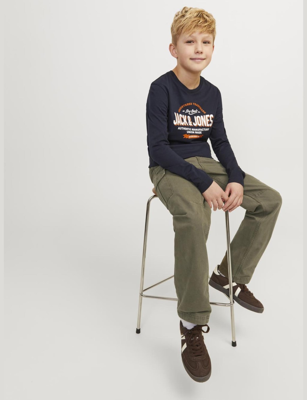 Pure Cotton Cargo Trousers (8-16 Yrs) 5 of 7