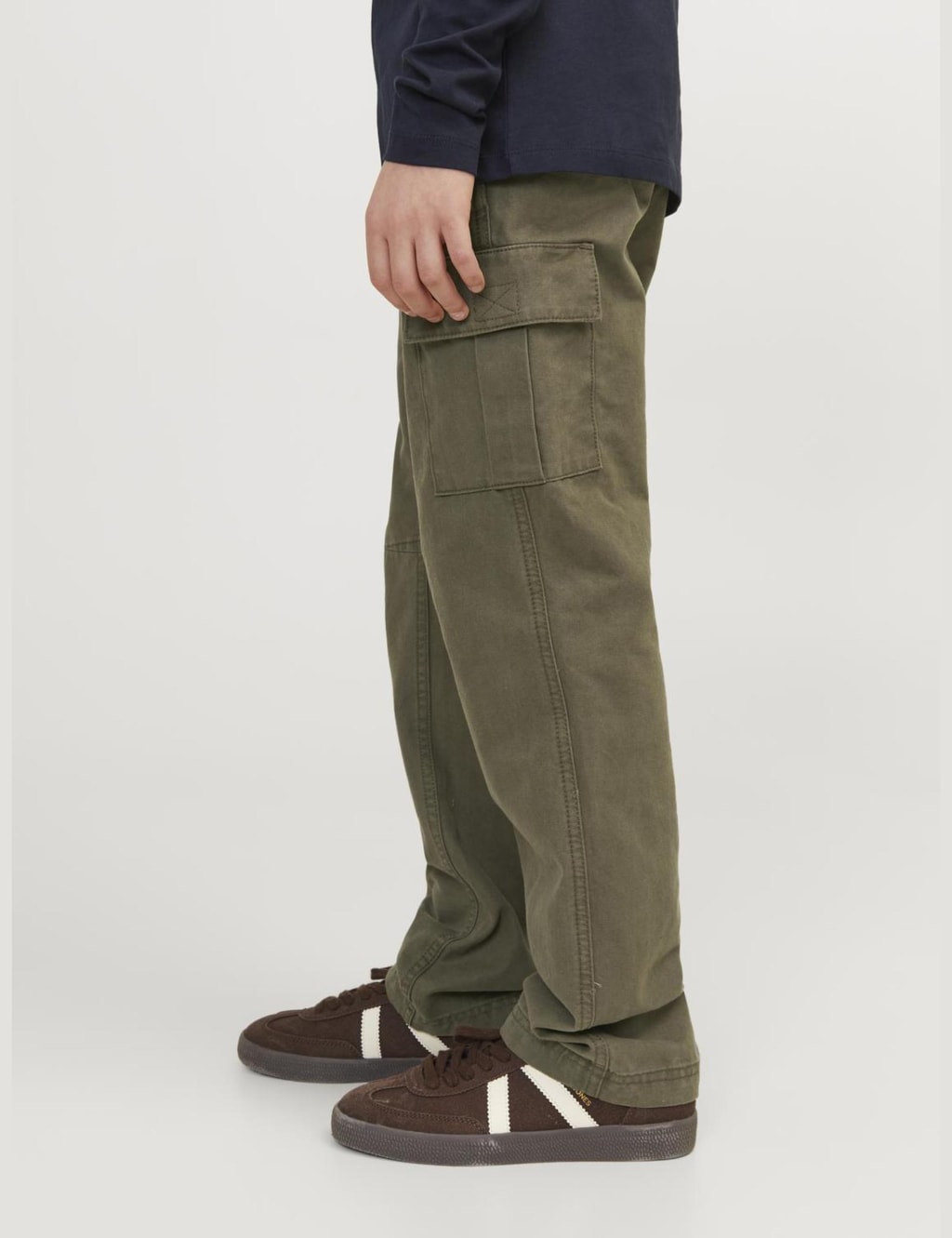 Pure Cotton Cargo Trousers (8-16 Yrs) 6 of 7