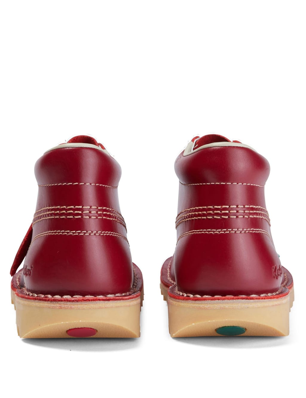 Leather Chunky Lace Up Ankle Boots 5 of 5