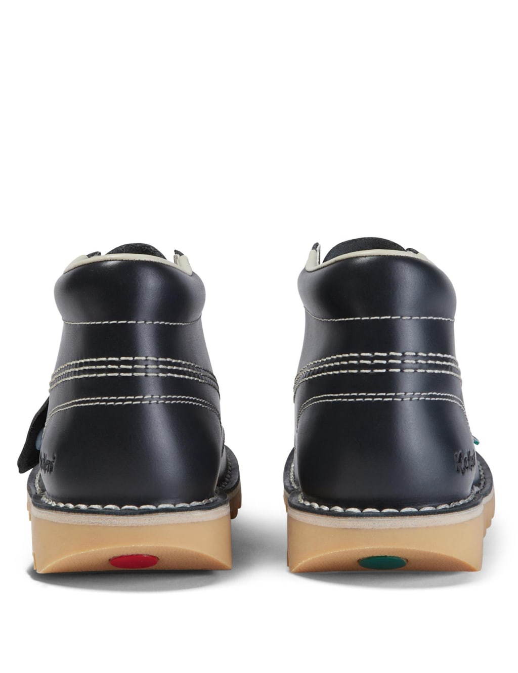 Leather Chunky Lace Up Ankle Boots 4 of 4