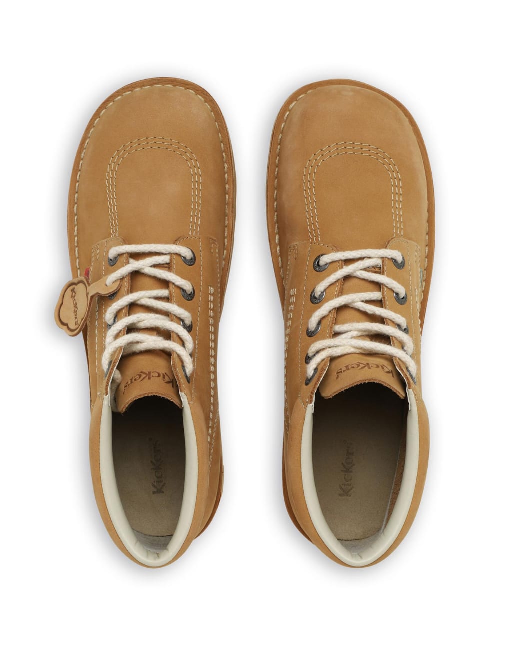 Kickers lace up boots top