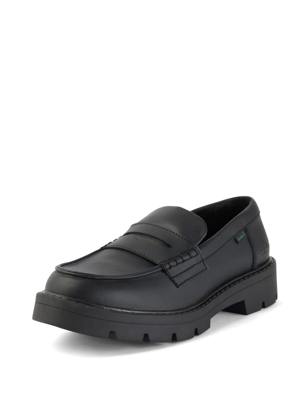 Chunky Block Heel Loafers 3 of 6