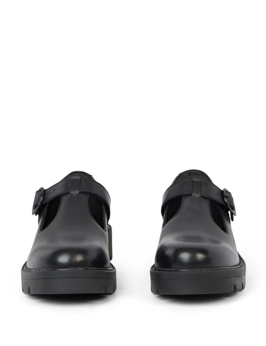 Leather T-Bar Chunky Shoes 3 of 6