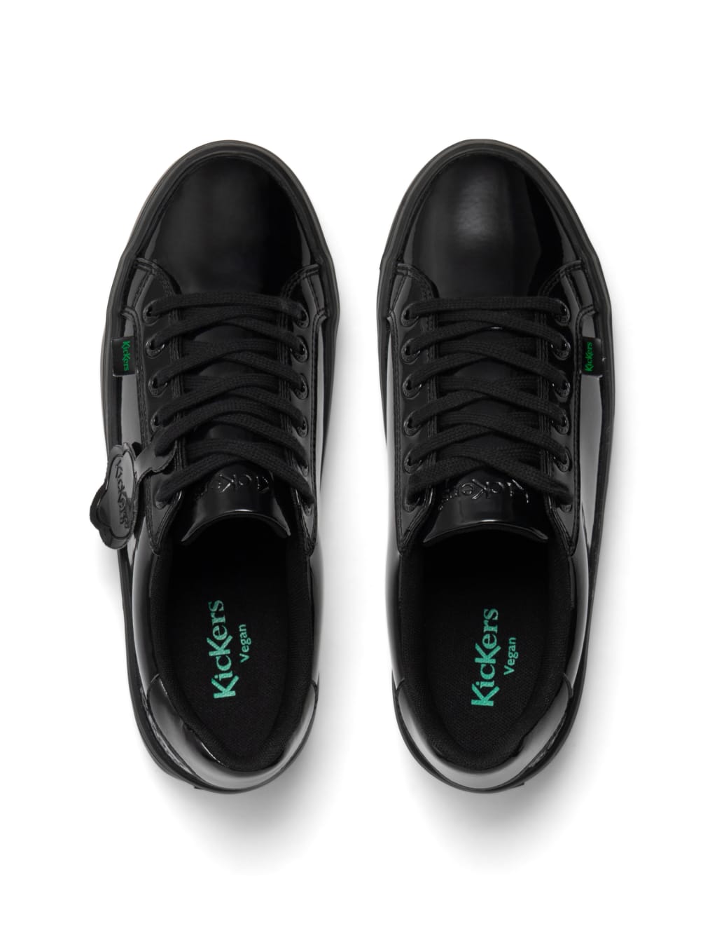 Patent Lace Up Flatform Shoes Kickers M S