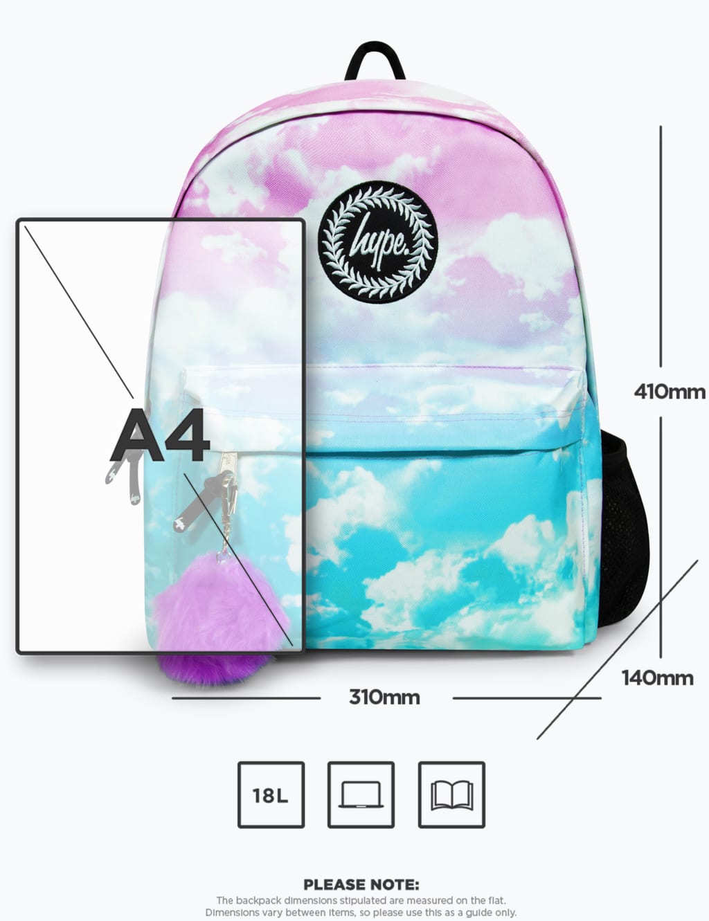 Kids Cloud Backpack Hype M S
