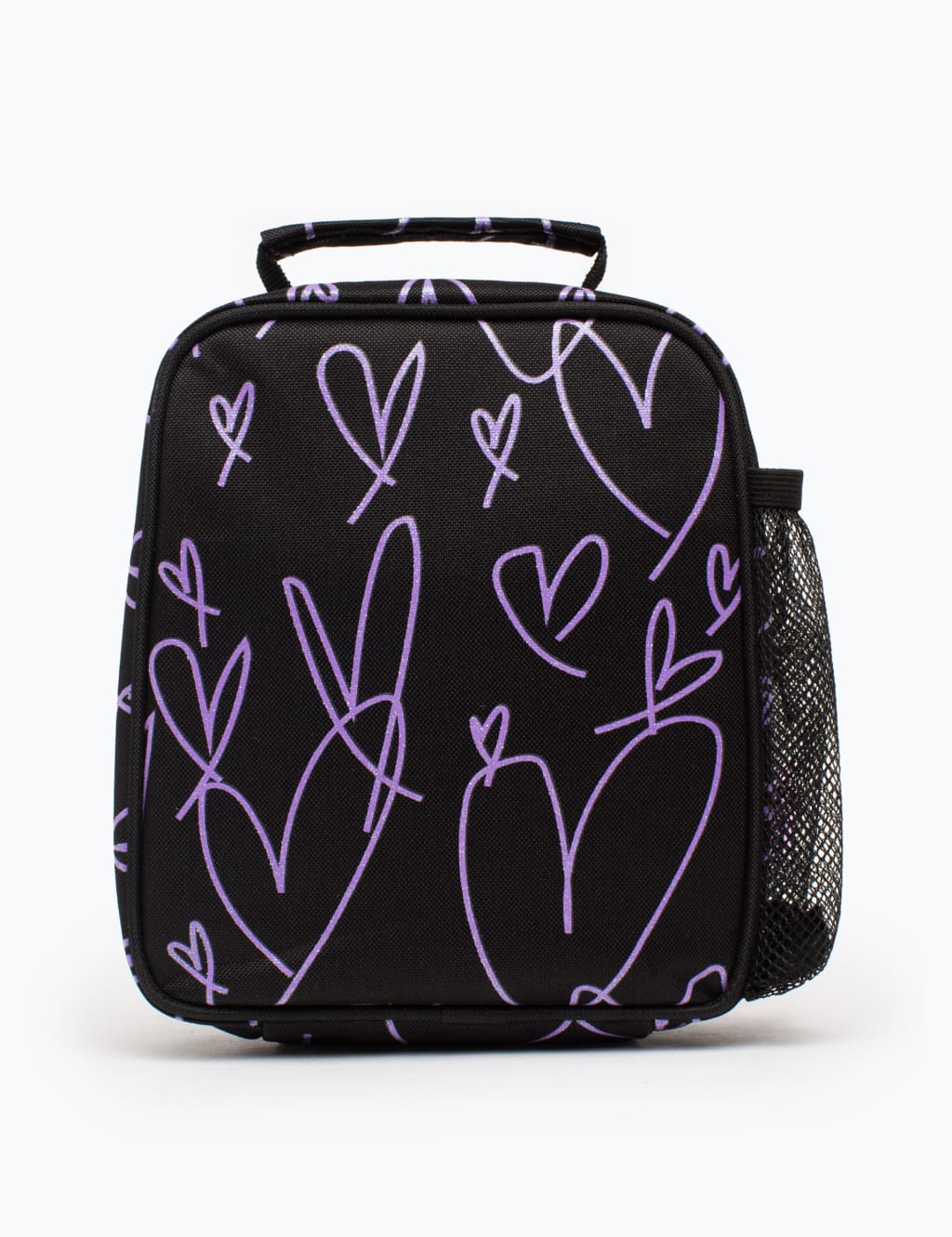 Kids Glitter Heart Print Lunch Box Hype M S