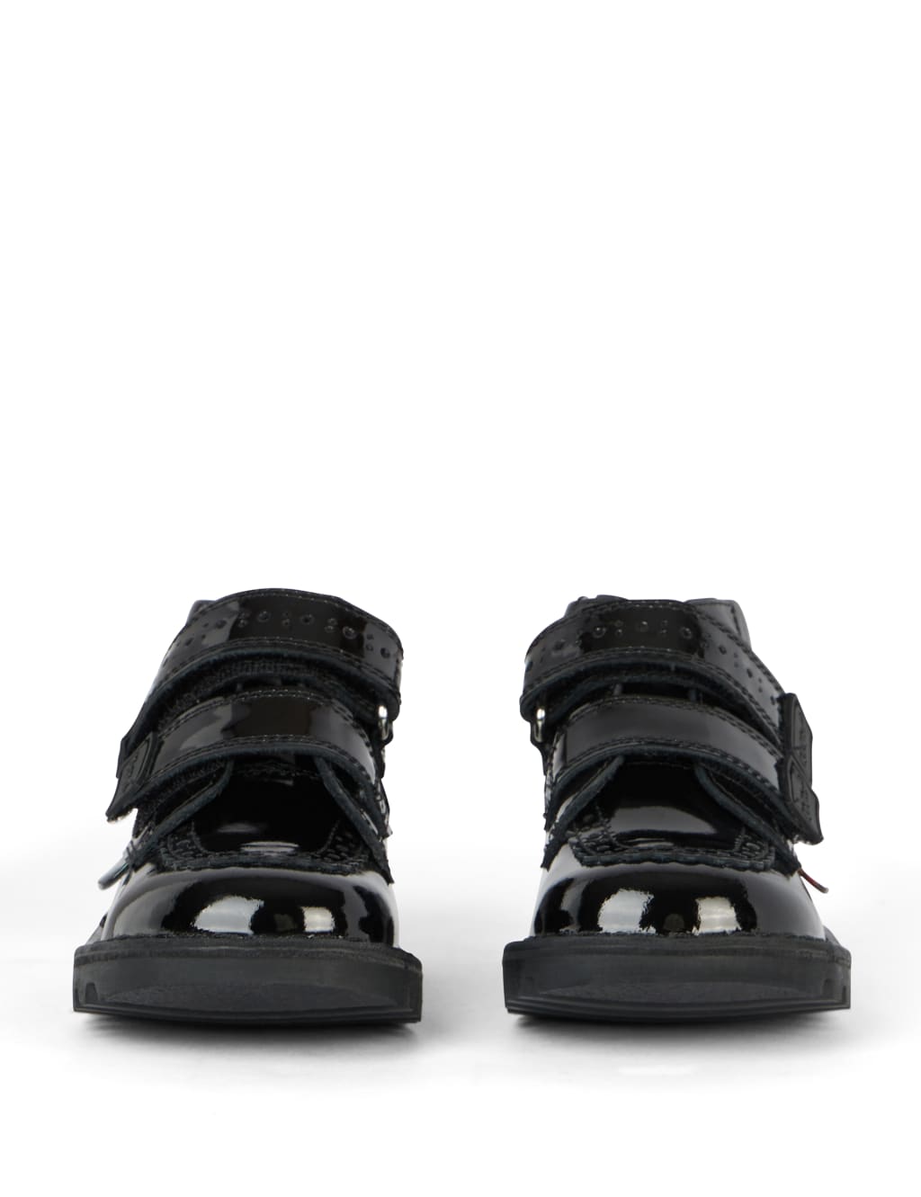 Kids' Patent Riptape High Top Brogues (7 Small - 12 Small) 3 of 6