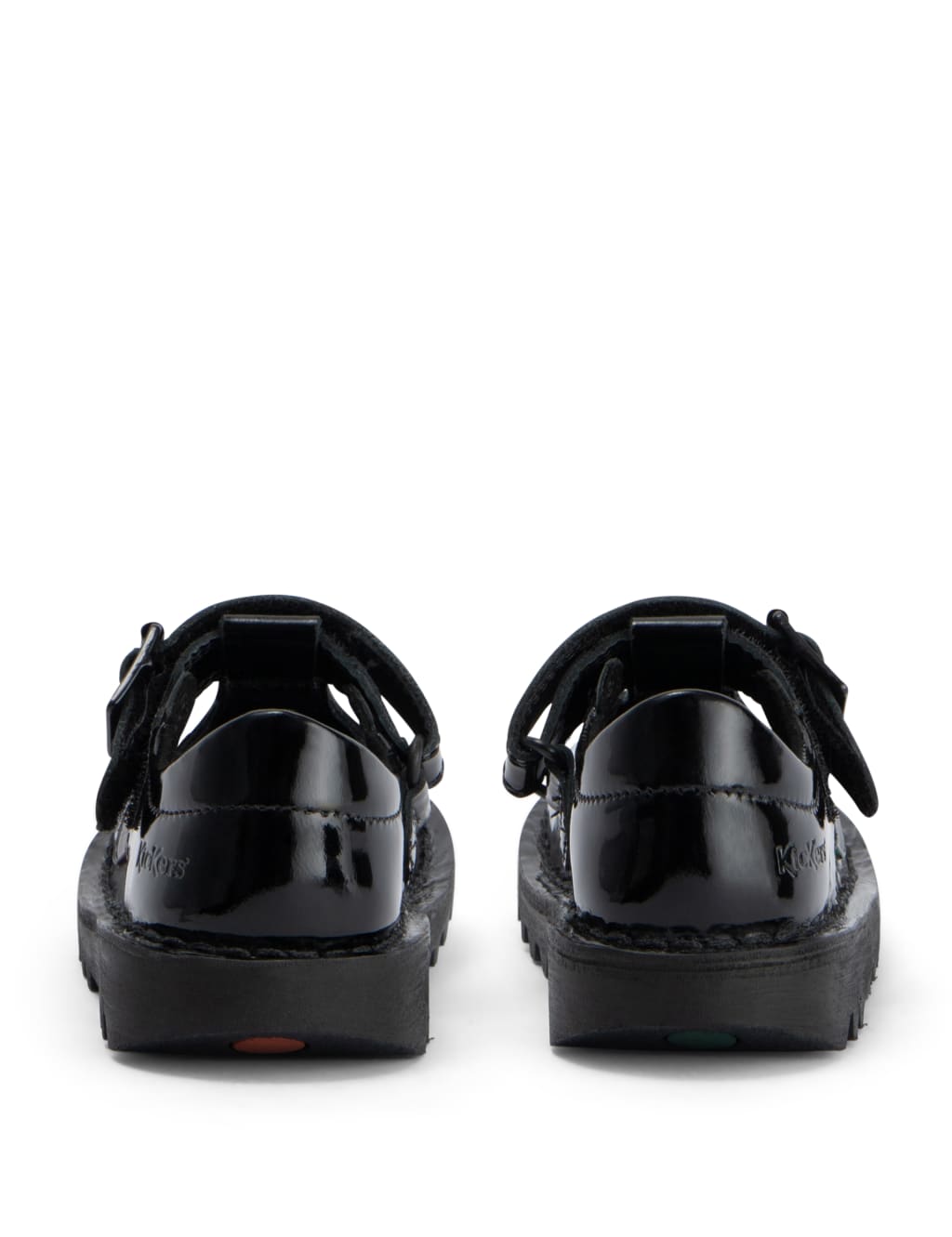 Kids' Patent Riptape T-Bar School Shoes (7 Small - 12 Small) 6 of 6