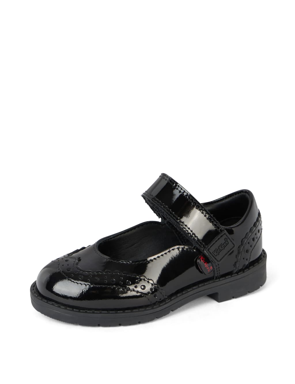 Kids' Leather Riptape Brogues (7 Small - 12 Small) 3 of 6