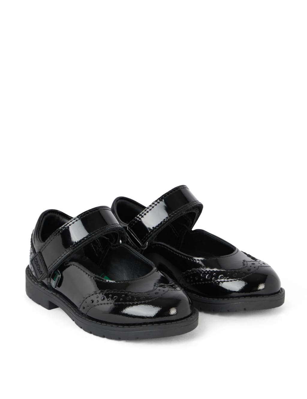 Kids' Leather Riptape Brogues (7 Small - 12 Small) 2 of 6
