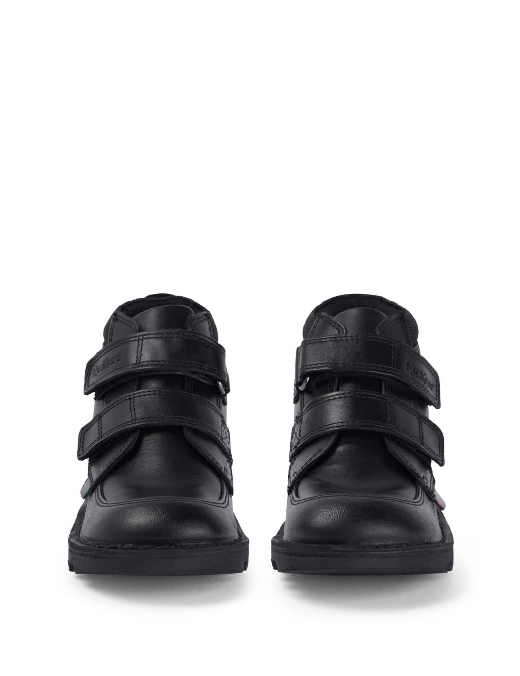 Kids' Leather High Top School Shoes (12.5 Small - 2.5 Large) 2 of 6