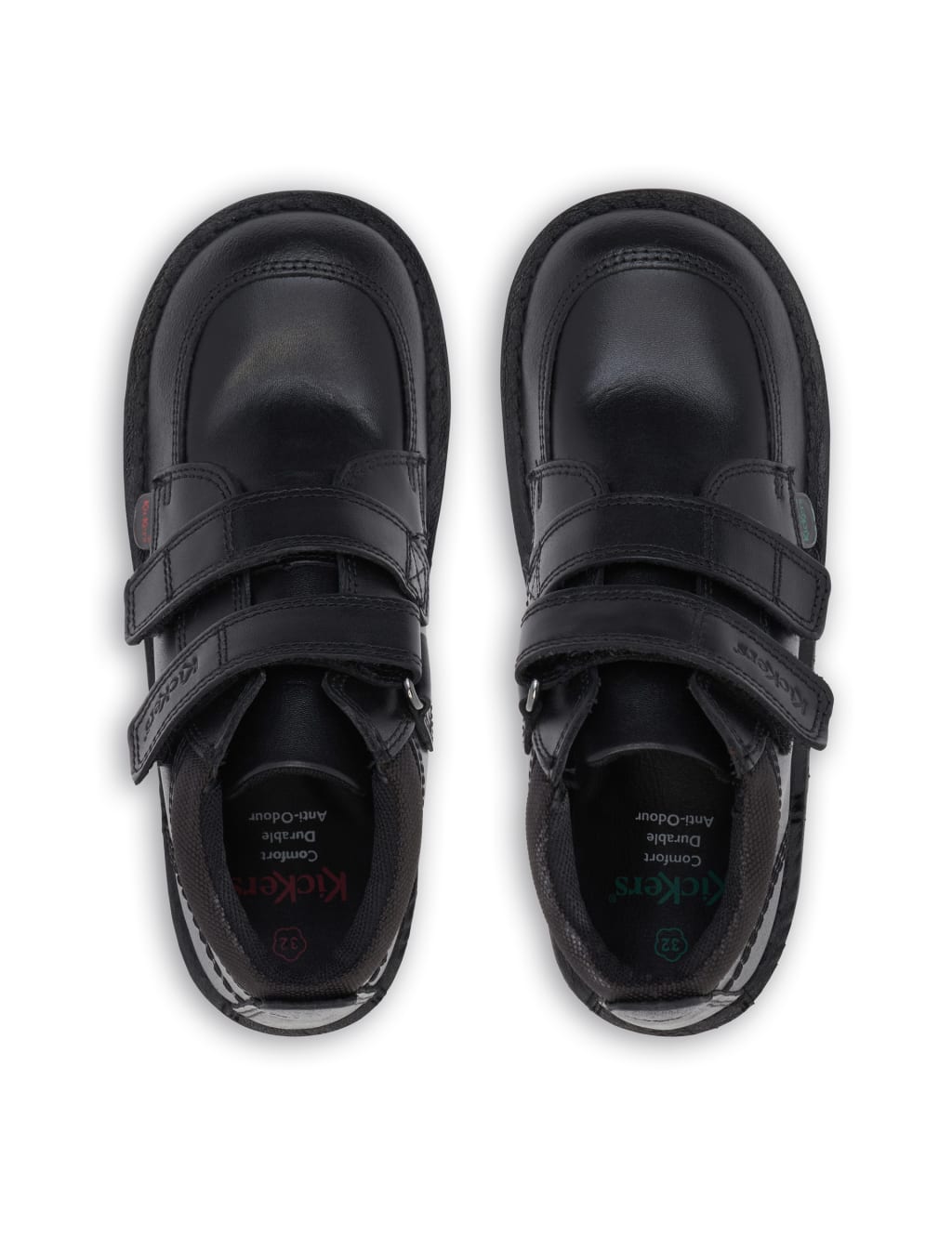 Kids' Leather High Top School Shoes (12.5 Small - 2.5 Large) 3 of 6