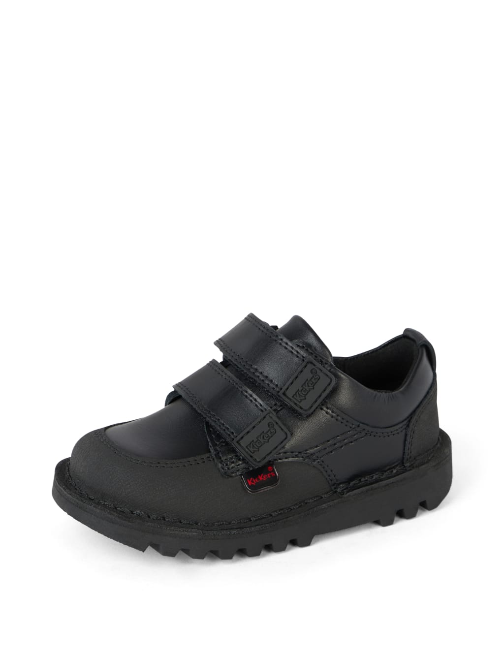 Kids' Leather Riptape School Shoes (7 Small - 12 Small) 6 of 6