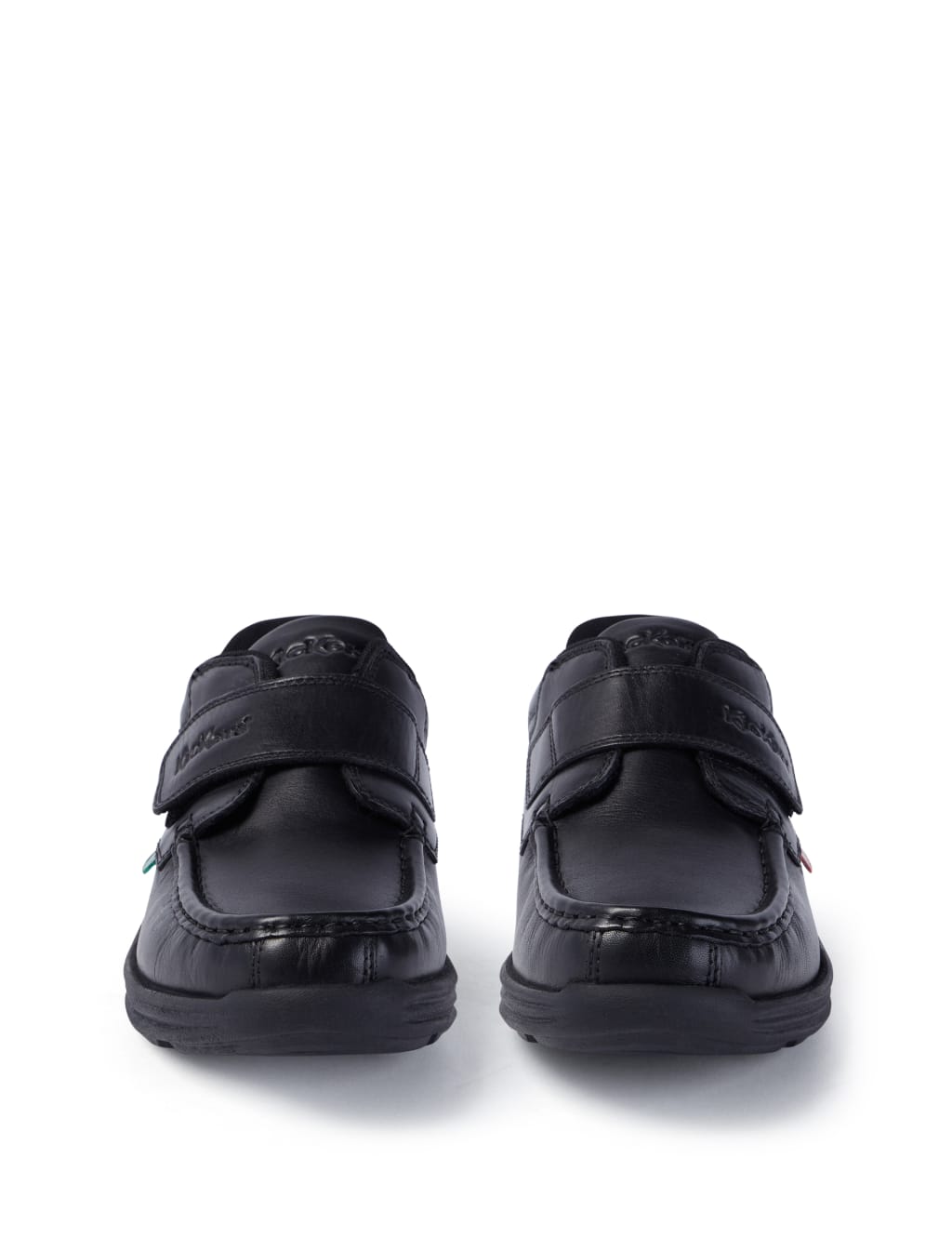 Kids' Leather Riptape School Shoes (3 Large - 6 Large) 3 of 6