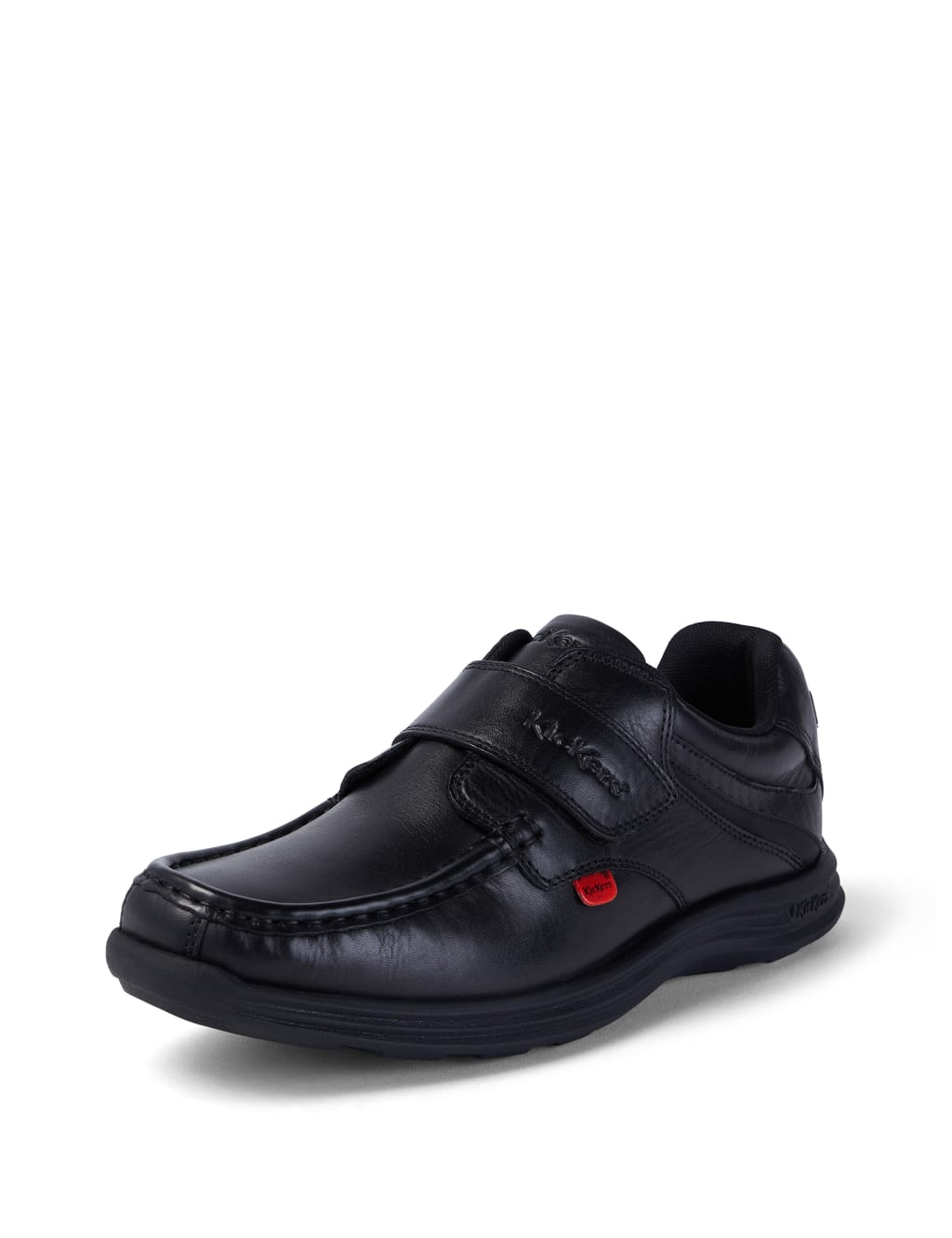 Kids' Leather Riptape School Shoes (3 Large - 6 Large) 6 of 6
