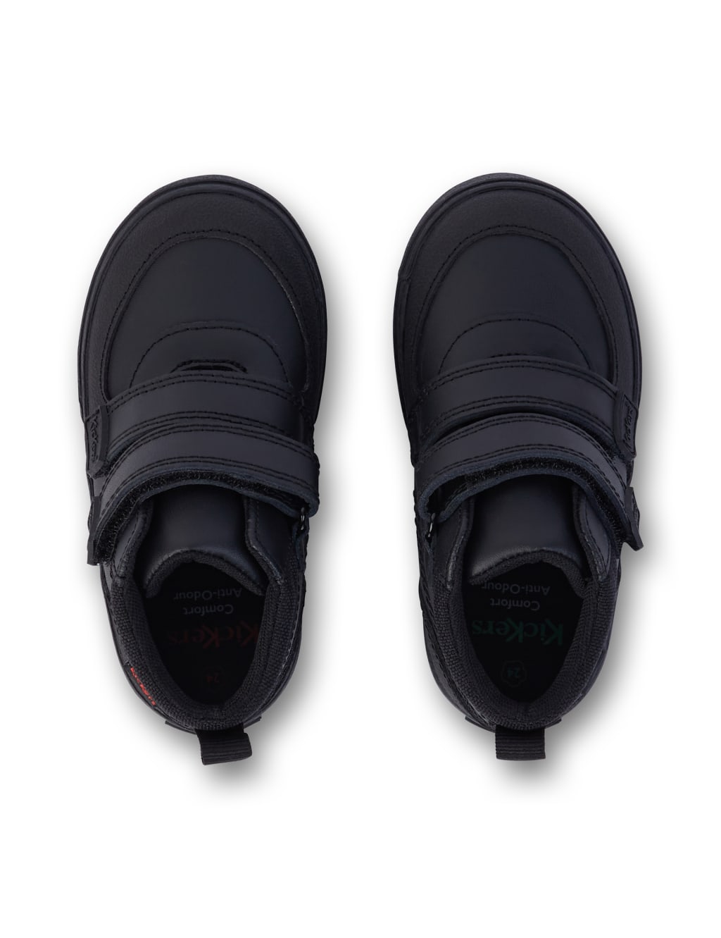 Kids' Leather High Top School Shoes (7 Small - 12 Small) 4 of 6