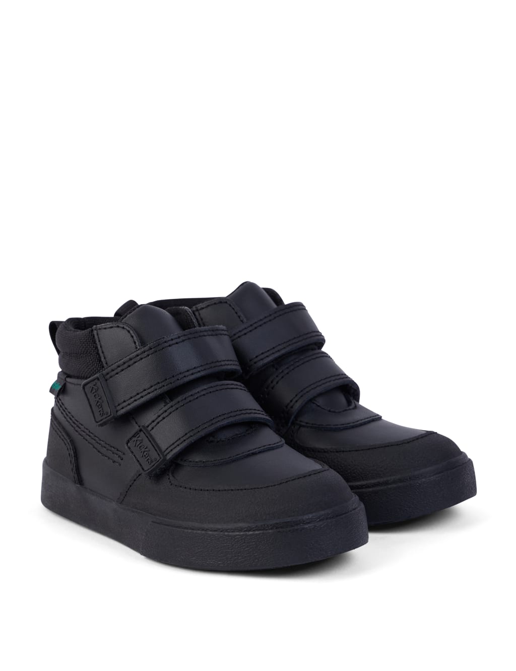 Kids' Leather High Top School Shoes (7 Small - 12 Small) 2 of 6