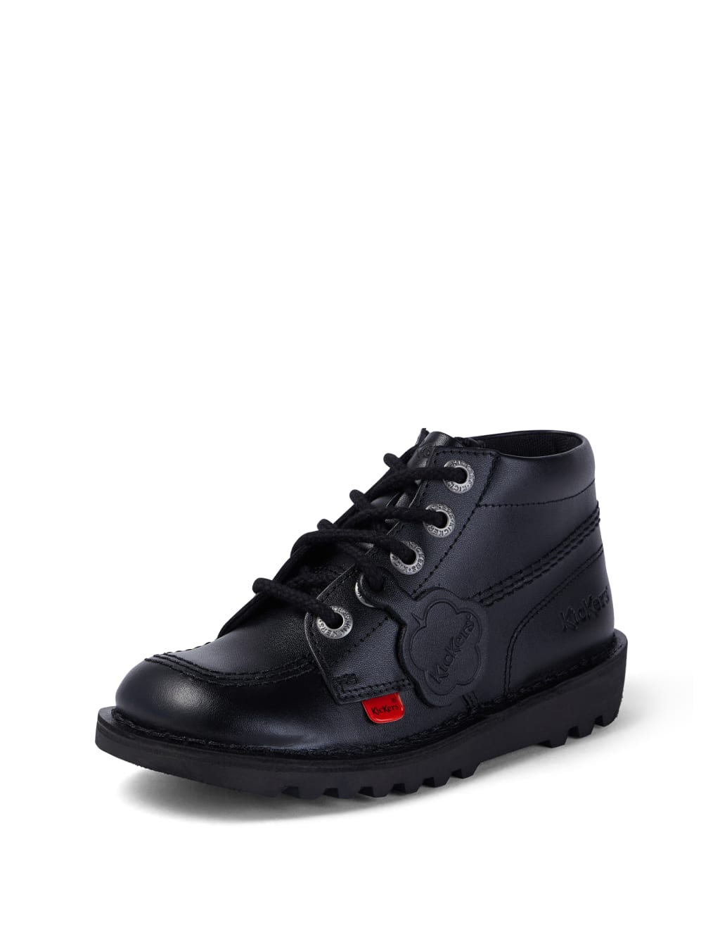 Kids Leather Zip School Ankle Boots 12 Small 2 Large Kickers M S
