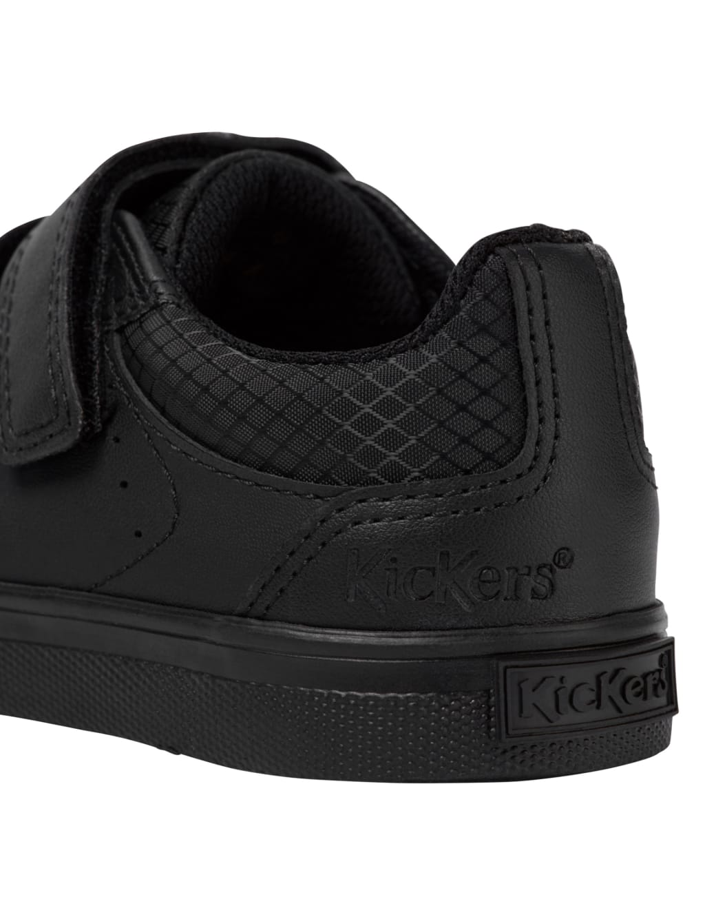 Kids' Leather Riptape School Shoes 3 of 5